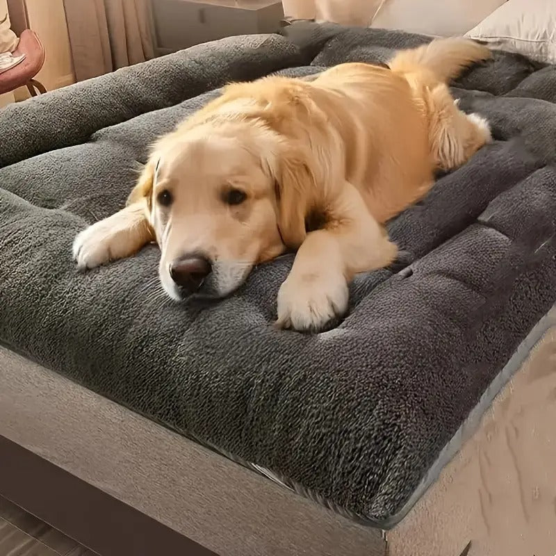 extra large plush dog sofa bed thick super soft polyester - Temu