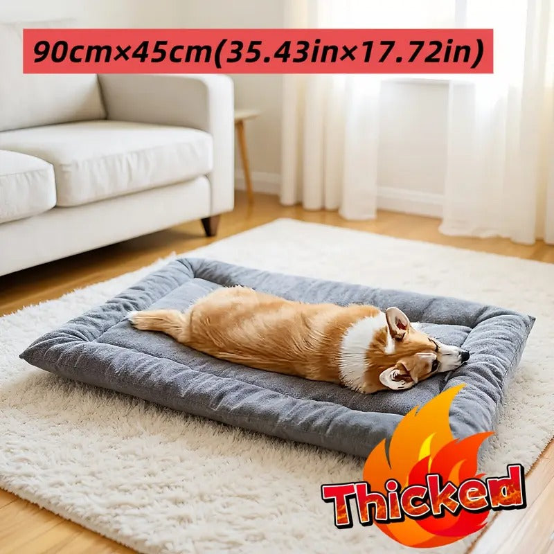 extra large plush dog sofa bed thick super soft polyester - Temu